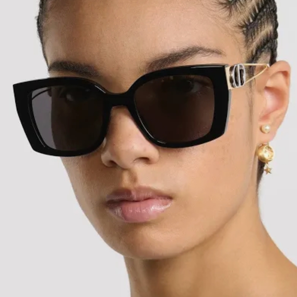Dior Black Sunglasses Bold Modern Design